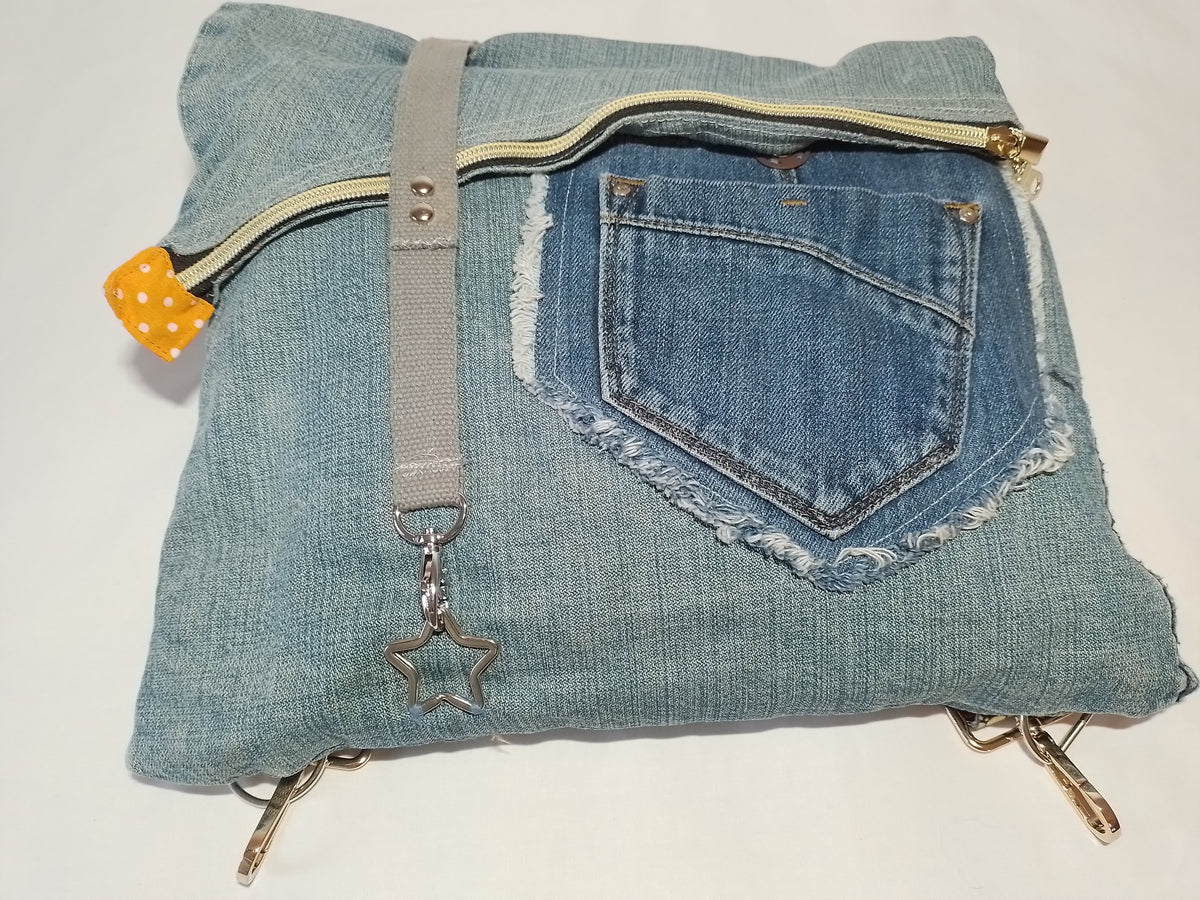 Polka denim