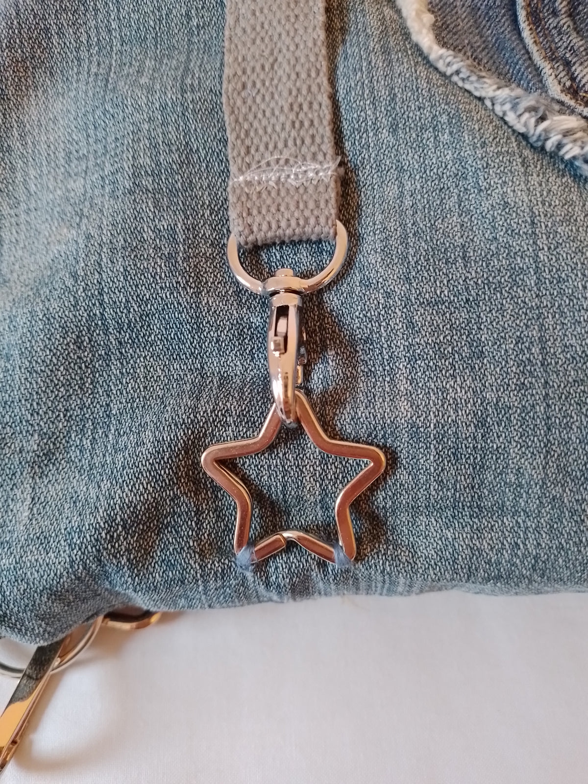 Polka denim
