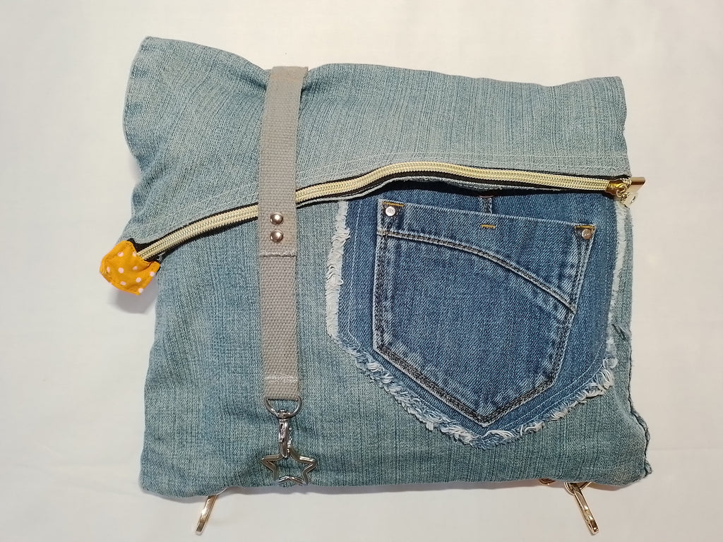 Polka denim